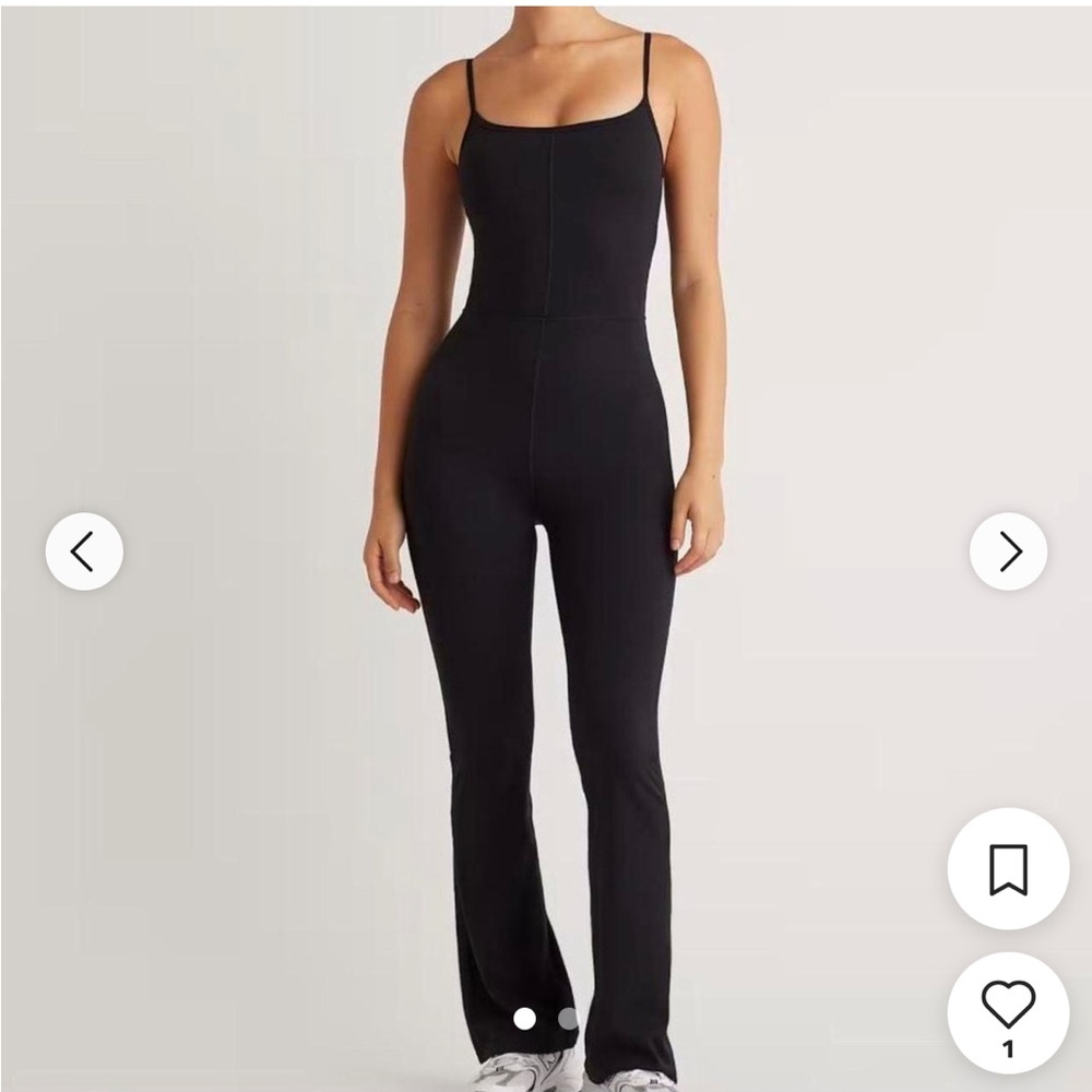 Aritzia Wilfred Sleek Black Jumpsuit